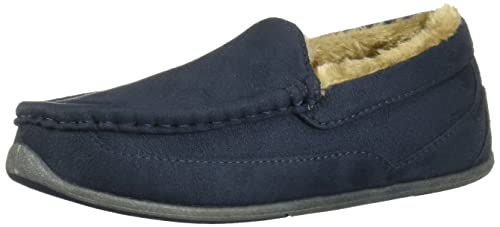 Deer Stags Boy's Slipper, Navy, 12 Little Kid #TOP8