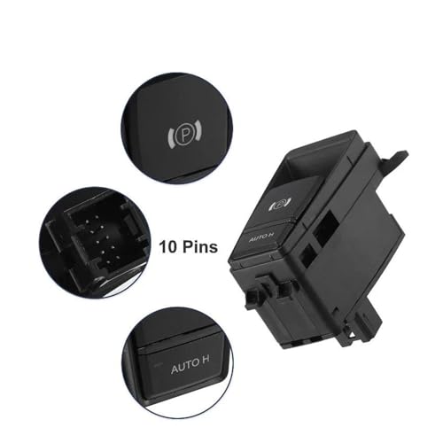 Freno de mano BMW E70 X5 interruptor control electrónico con respuesta táctil fluida 3