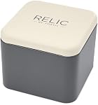 Relic Men's Brett Three-Hand Day-Date Silver-Tone Alloy Watch