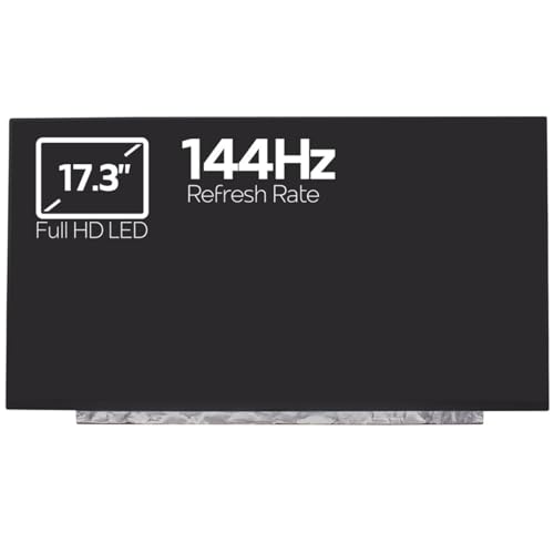 New 144Hz Screen Compatible with Acer NITRO 5 AN517-54-71SF, AN517-54-72VL Gaming Laptop Notebook 17.3' Slim LED LCD 1920 x 1080 Full HD IPS Display 40 Pin eDP Matte AG Panel Non Touch