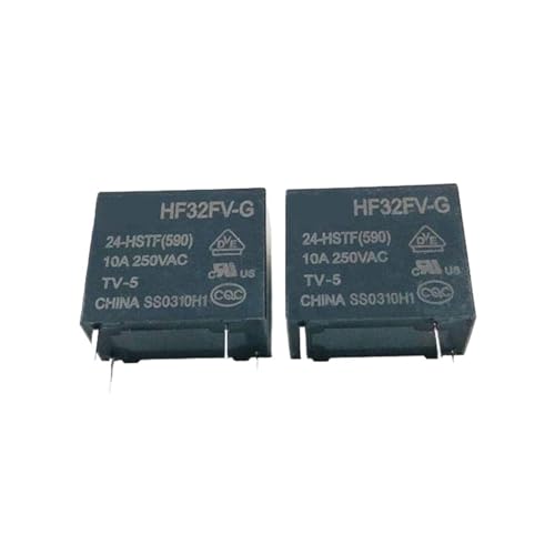 Relé HF32FV-G-24-HSTF con contactos de alta resistencia mecánica y térmica pack de 10 piezas 2