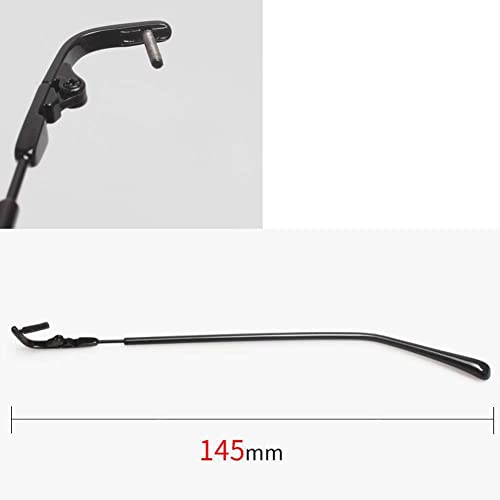 Piezas de reparación de gafas sin montura repuestos ópticos de 1 orificio 4