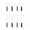 Electrical Back Probe Needles, 8pcs Back Probe Kit Automotive for Instrument Parts Accessories 2mm Socket Test Leads Diameter 0.7mm Pins Fine Tester Puncture