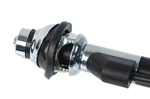 Antena manual universal de mástil cromado resistente URO Parts AUTA770B 4