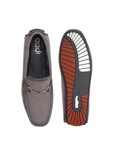 Image of AADI Men's Suede Leather Outdoor Casual Loafer Shoes
