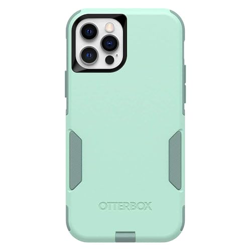 Image of OtterBox iPhone 12 & iPhone 12 Pro Commuter Series Case - Ocean Way (Aqua SAIL /Aquifer), Slim & Tough, Pocket-Friendly, with Port Protection