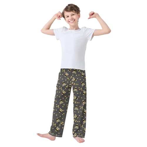 Pajamas Pants Soft Bumblebee Long Sleep Pjs Lounge Pajama Bottoms Elastic Waist with Pockets2