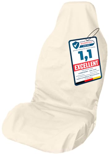 LIONSTRONG® Housses de siège de Voiture pour siège Avant Universelle [Imperméable] - Housses de siège Avant - Protection de siège Auto - Protection de...