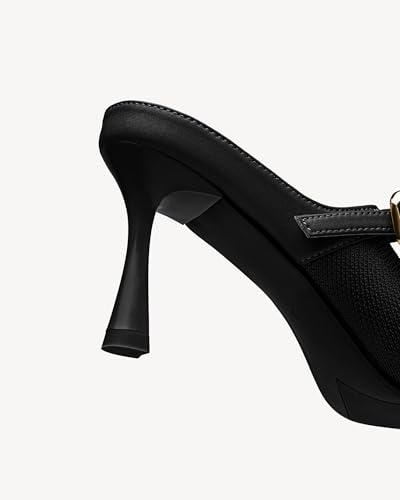 Image of NEWBELLA Women's Pointed Toe Heeled Mules