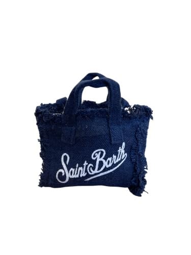 Saint Barth Mini-Schlüsseltäschchen mit Band, Blau