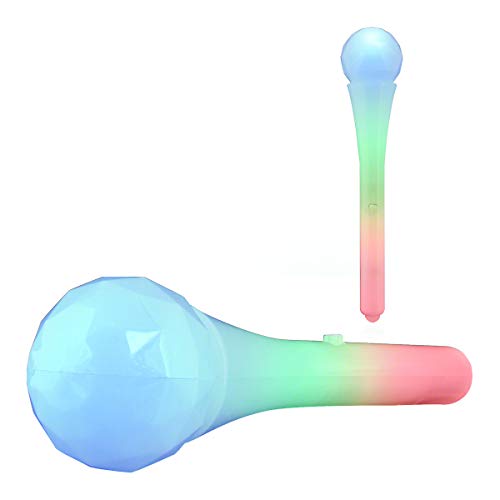 FlashingBlinkyLights Sound Activated Light Up Toy Microphone with Multicolor LEDs (Set of 12)