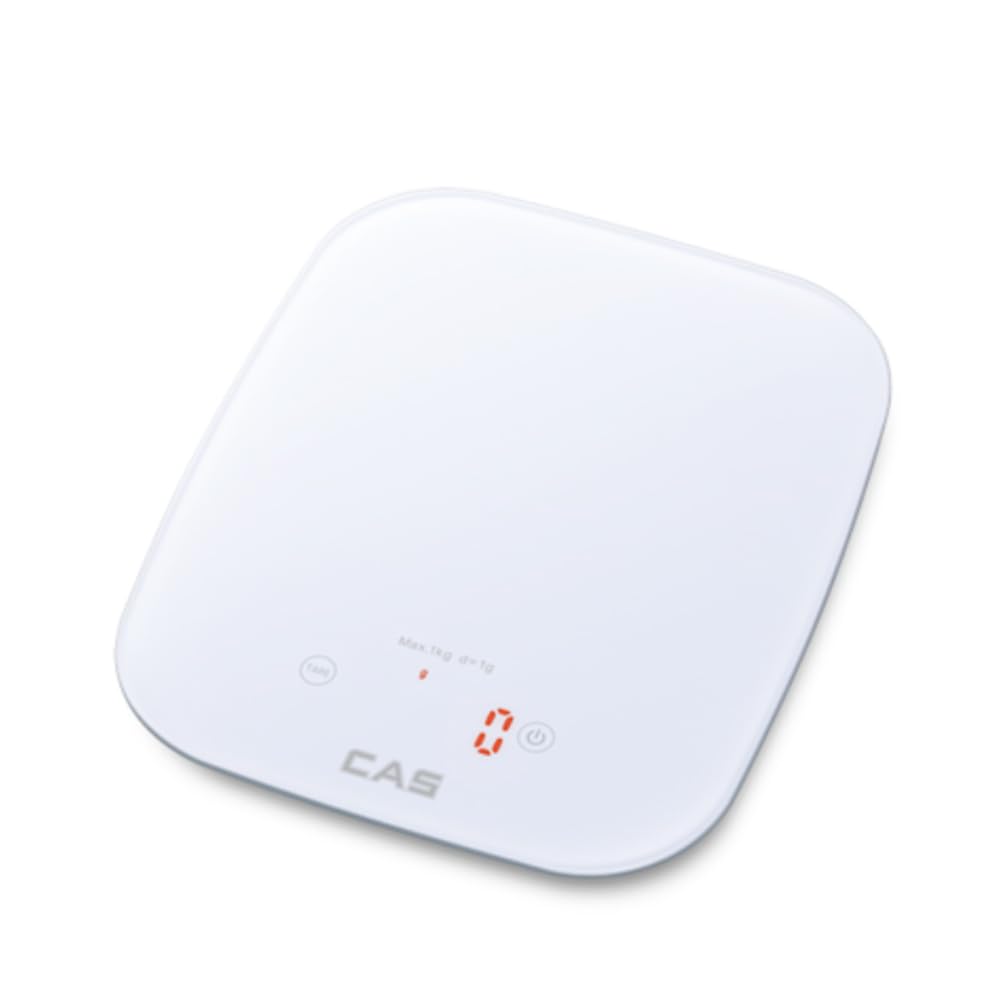 CAS K24 1000g/0.1g Accuracy Digital Precision Kitchen Scale | Glossy Tuffen Glass Top Pan Weighing Machine | LED Screen Kitchen Scale | Electronic Scale for Baking/Cooking/Dieting.-image-9