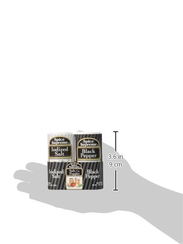 Amazon.com: Spice Supreme Salt & Pepper Double Pack : Home & Kitchen