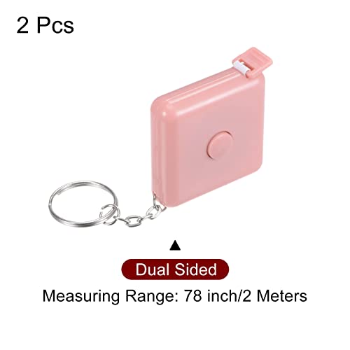 Cinta métrica retráctil rosa claro 1.5 m paquete 2 unid miniatura 3