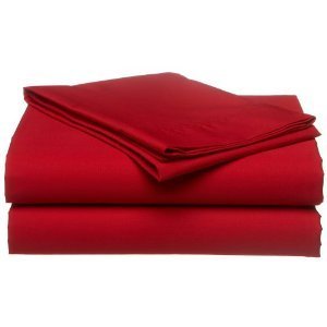 Taj Linens Solid Sheet Set-California Queen Size Sheet Set-Organic Cotton Sheet set-500 Thread Count- 24 Inch deep Pocket-Blood Red Sheet Set !! Taj Linens Solid Sheet Set-California Queen Size Sheet Set-Organic Cotton Sheet set-500 Thread Count- 24 Inch deep Pocket-Blood Red Sheet Set !!