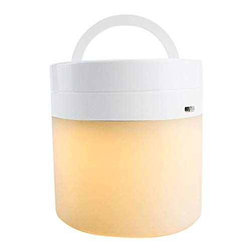 Luz noturna de LED, luminária de mesa de cabeceira inteligente com controle de toque, recarregável,
