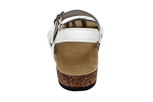 Wellrox Women's Santa Fee-Maddie White Casual Sandal 11