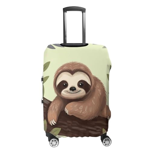 Cute Sloth Printed Luggage Cover Protector, Fits 18-32 Inch Luggage4