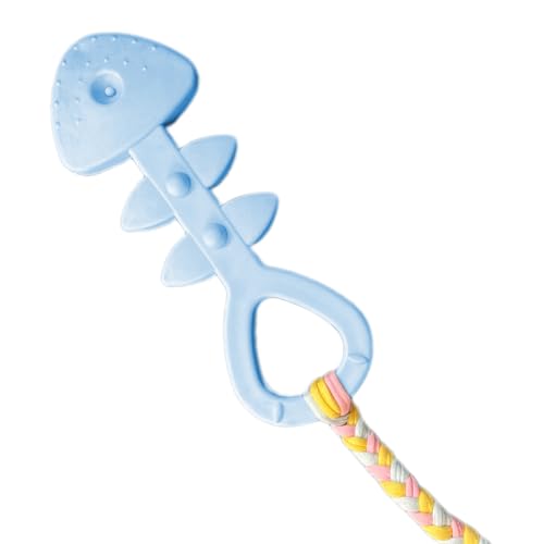 Generico Giochi da Masticare per Cani Aggressivi - in TPR e Corda in Cotone per Cuccioli | Giocattolo Interattivo Antistress Resistente ai Morsi | Pulizia Dentale Duratura per Animali Domestici