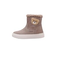 Geox Boy's B NASHIK Girl A Ankle Boot, DK Beige, 10 UK Child