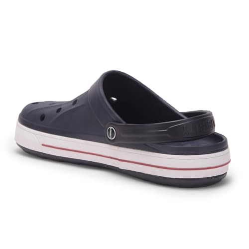 Image of Liberty A-HA LITEWALK Clogs for Men Black, Navy Blue, Green, Grey, Blue, Khaki & Off White | Casual Slip-On Slingback Clog for Walking & Outdoor Use