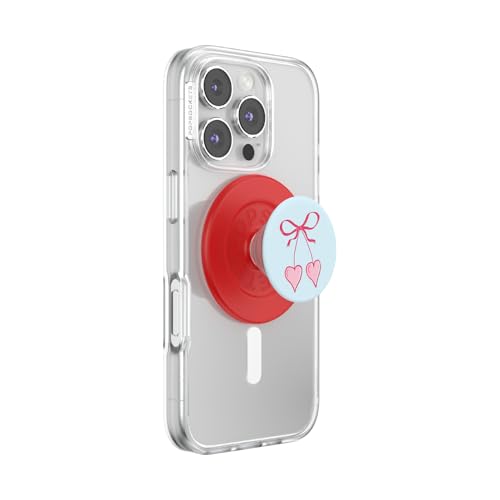 Image of PopSockets Phone Grip for MagSafe, Magnetic Holder, Phone Stand, Heart - Simply Sweet Hearts