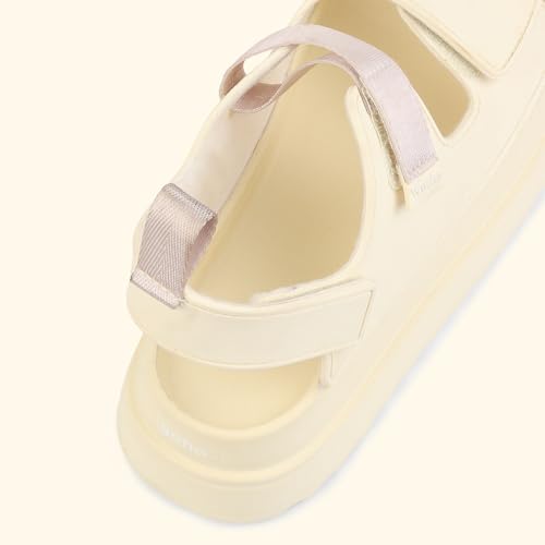 Image of YOHO Wanderz Sandals for Women & Girls | Chunky Ripple Sole with Adjustable Straps | Waterproof Monsoon Footwear | 003