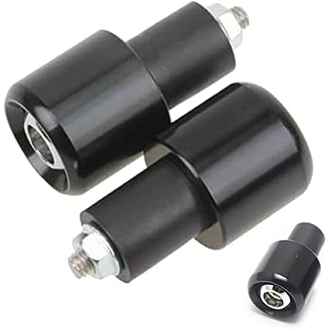 2 Pcs 22mm Motorcycle Handlebar Ends Plug Motorcycle Handlebar Ends Plug Universal Motorcycle Handlebar Grips Ends for Handlebar Motorcycle Modification Cover