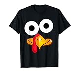 Turkey Face Thanksgiving Thanksgiving Turkey Face T-Shirt