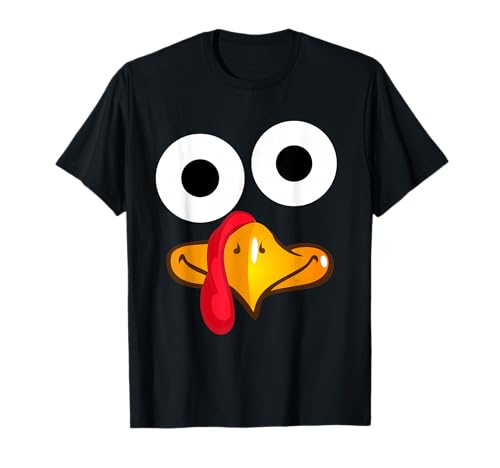Turkey Face Thanksgiving Thanksgiving Turkey Face T-Shirt
