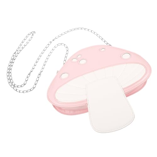 [DEARMAMY] キノコパン shoulder bag women bag リュック リュック sling bag バッグ 女性のための小さな財布 女性のためのかわいい財布 プ ピンク