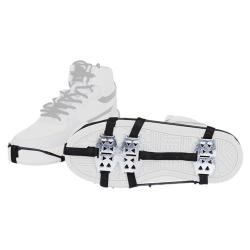 Snow Shoe Spikes, Anti-Slip Snow Grips Ice Shoes Grippers, Traction Cleats Crampons Ice Spikes, Snow Spikes Boot Spikes, Ice Cleats for Winter Hiking Climbing