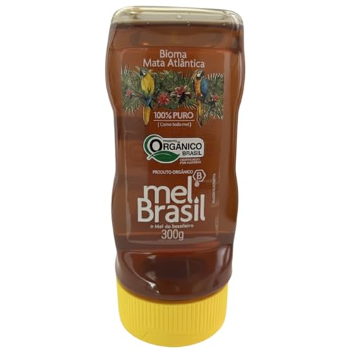 Mel Brasil Silvestre Orgânico 300g Squeeze — 100% Puro, SIF 81