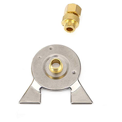 Fgdjfh Long Tank Mini Adapter Ultra Light Tank Connector Outdoor Stove Burn-Er Connector Interface-Sliver