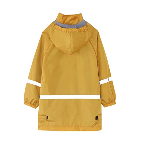 Children's Boys Girls Rain Jacket Hooded Windproof Raincoat Kids Long Sleeve Hoodie Trench Toddler Girl2