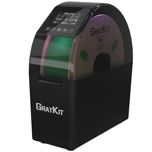 Gratkit Firefly Caja Secadora de Filamento,controlada por la aplicación Tuya, la temperatura puede alcanzar los 70 ℃, Puede secar eficazmente la mayoría de los filamentos de impresión 3D | Ya disponible en tu tienda friki favorita! En mundofriki.es!