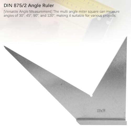SEAFRONT Multi Angle Miter Square Machinist Engineer Square with Base Precision Layout Measuring Tool - Image 8