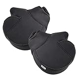 GORIX(ゴリックス)ハンドルカバー バイク 防水 防寒 冬用 防風 ネオプレーン製 保温性 裏起毛 (GW-TFVESPU) ツーリング グローブ スクーター 原付