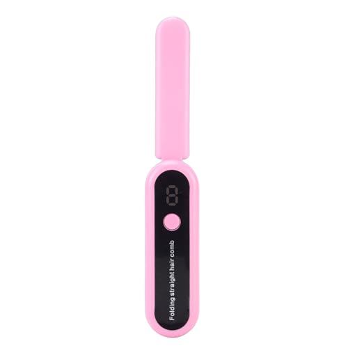 Cepillo Alisador de Cabello Mini Portátil Recargable miniatura 2