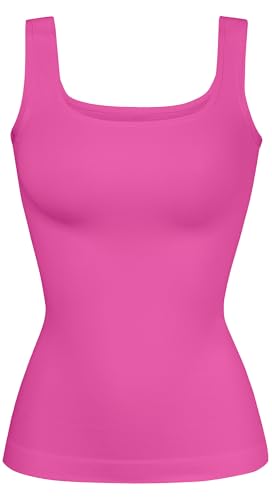 Image of YIOIOIO Womens Shapewear Tank Top Square Neck Tummy Control Compression