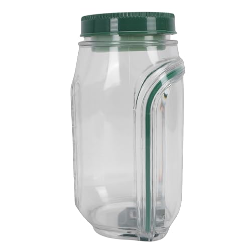 TIKATARER Pot à Salade en Plastique de 1000 Ml, Récipient à Salade sur le côté, Pot à Réutilisable à Superposition Verticale avec Couvercle,...