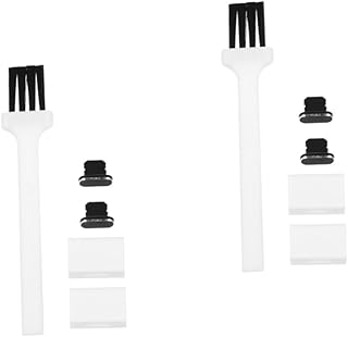 UKCOCO 2 Conjuntos De Plugues De Poeira Para Celular Plugue De Tampa De Porta De Carregamento Para Telefone Capa De Metal De Plástico Para Plugue De Carregamento De Telefone