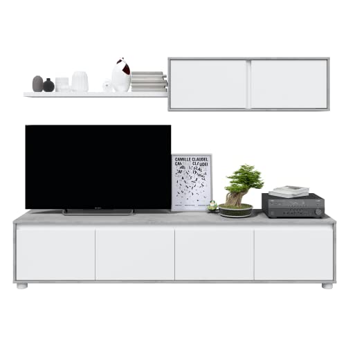 Pack-Muebles-salon-Pluton-I-Estilo-Moderno-Mueble-Modular-Mesa-Centro-Mesa-Comedor