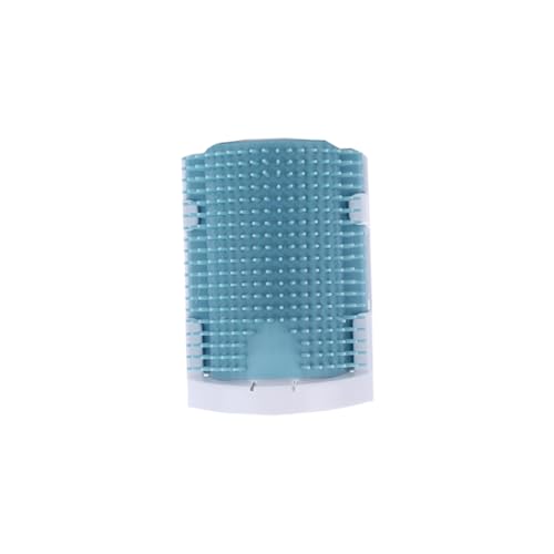 Cerdas de Goma para Aliviar la Fatiga del Gato con el Cepillo de Pared POPETPOP en Azul