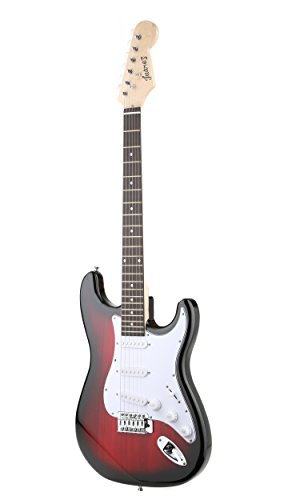 Image of Juarez JRZ-ST38-RDS Electric Guitar Kit, Right Handed RDS with Case /Bag and Picks (Red Sunburst)