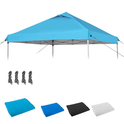 GOTRUTH 10x10 Canopy Replacement Top, Pop Up Tent with Air Vent for Straight Leg Frame, Waterproof...