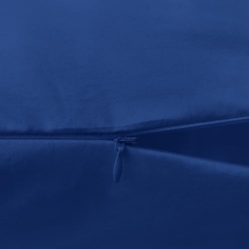Image of Elegant Comfort Luxury Ultra-Soft 1-Piece Body Pillowcase - 1500 Premium Hotel Quality Microfiber Double Brushed - Wrinkle Resistant, Body Pillowcase Size, Royal Blue
