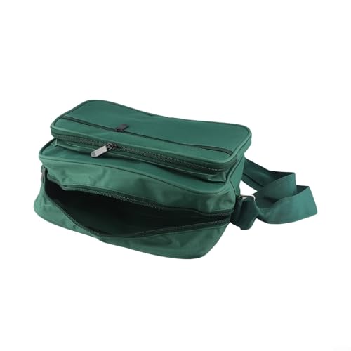 Tool Bag for Electricians Featuring Adjustable Shoulder Strap and Multi Compartment Design for Easy Access (green)