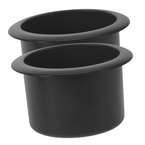 NOLITOY 2pezzi Portabicchieri in Plastica Per Auto e Barca Organizer Per Sedili Anteriori Inserto Per Veicoli Portabicchieri Per Bevande Design Elegante e Stabile
