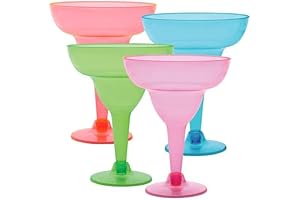 Party Dimensions - 12-Ounce Neon Pink Margarita Plastic Cup